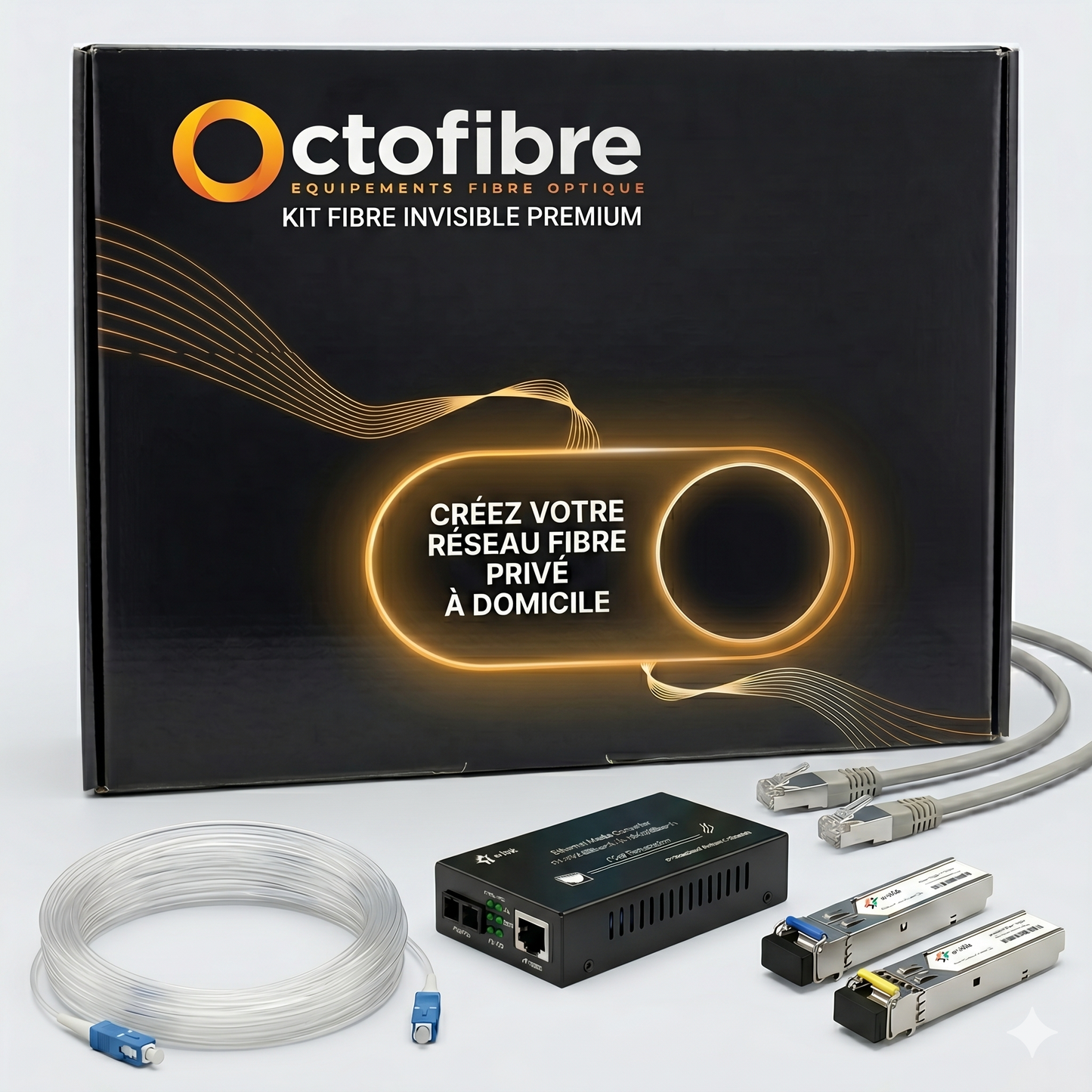 Kit Octofibre Liaison Gigabit Invisible