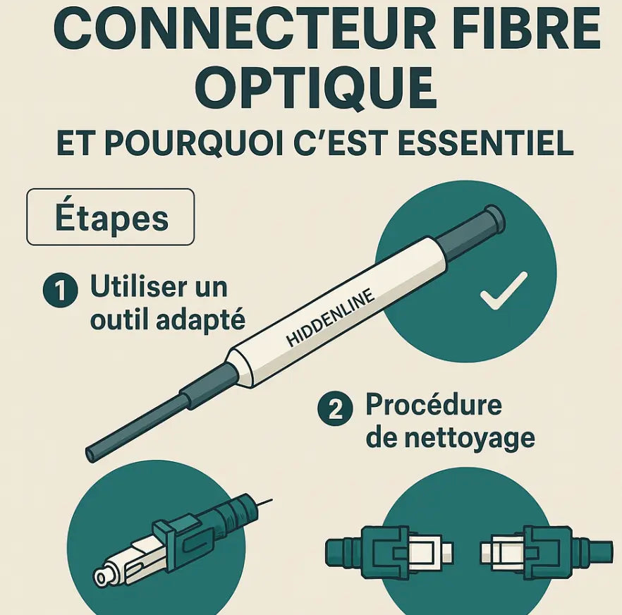 Comment nettoyer un connecteur fibre optique et pourquoi c’est essentiel HiddenLine