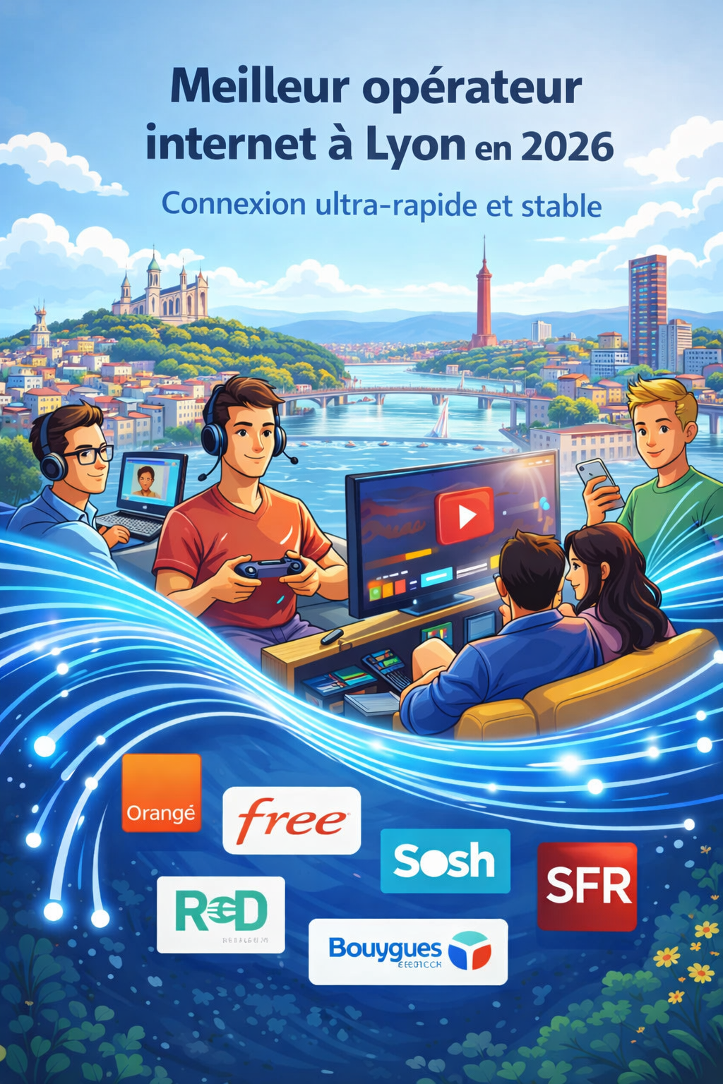 Meilleur opérateur internet à Lyon en 2026 : fibre, débit et fiabilité