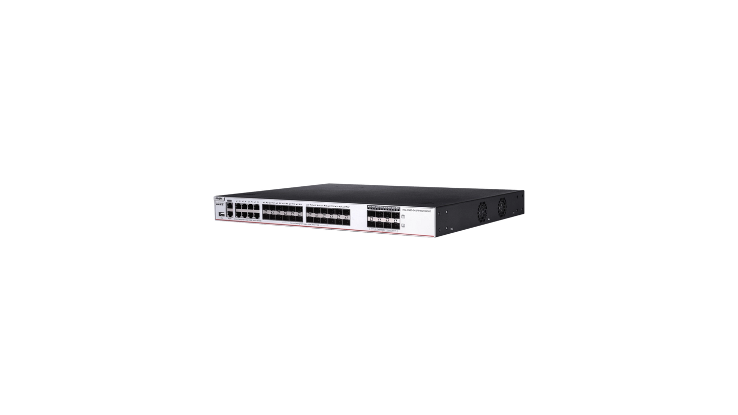 Switch réseau L3 Reyee CS85-24SFP8GT8XS — 24 ports SFP Giga et 8 uplinks 10G SFP+