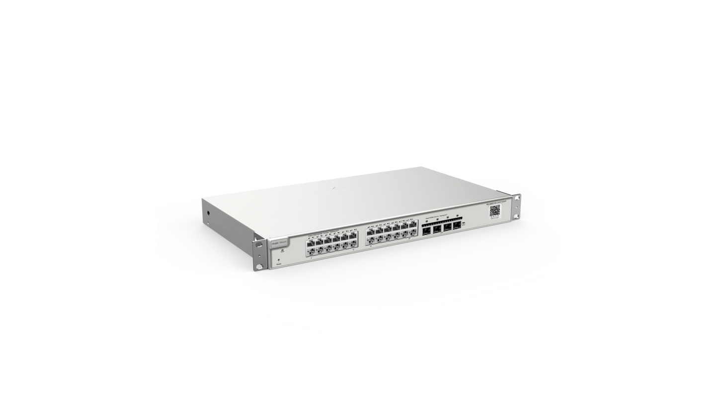 Switch réseau L3 Reyee NBS5200-24GT4XS — 24 ports Gigabit et 4 uplinks 10G SFP+