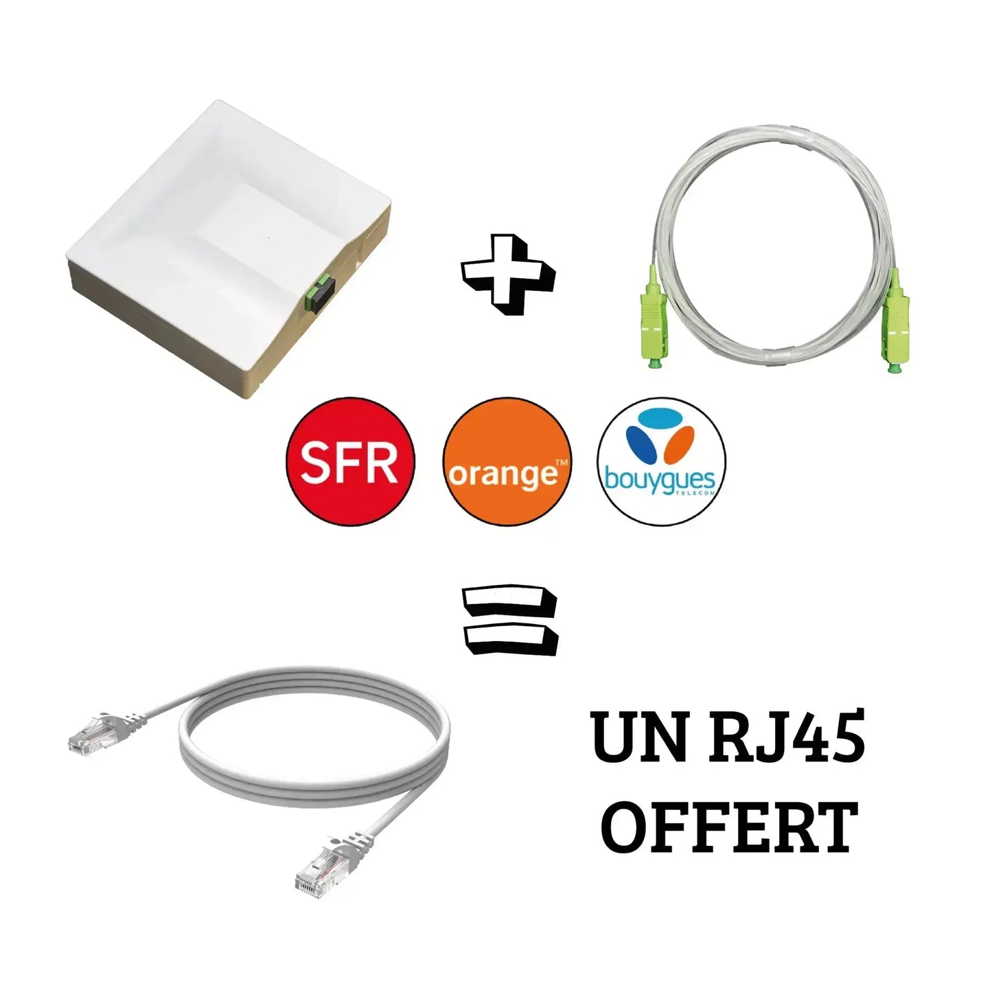 Pack Octofibre 5m Orange / Bouygues / Sfr
